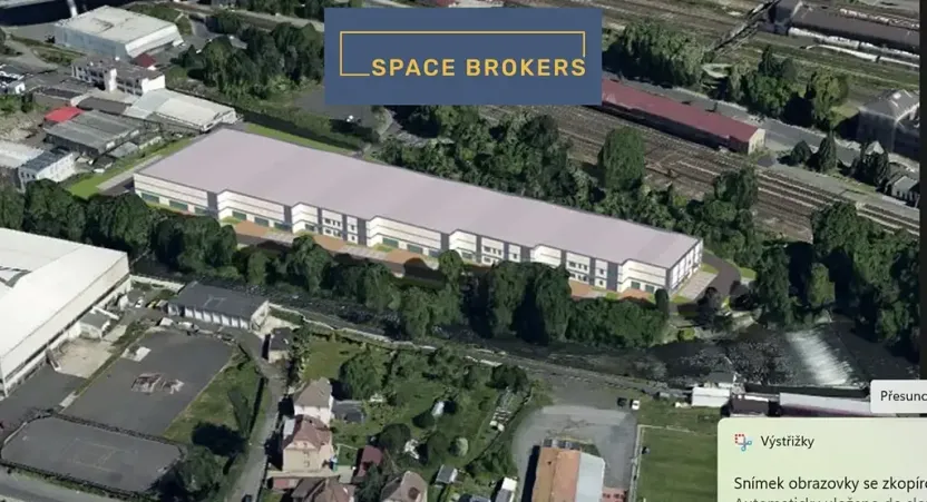 Pronájem skladu, Děčín, 7100 m2