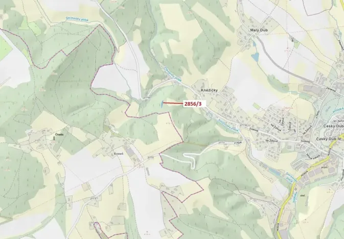 Dražba lesa, Český Dub, 448 m2