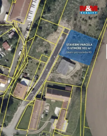 Prodej pozemku pro bydlení, Čepí, 931 m2