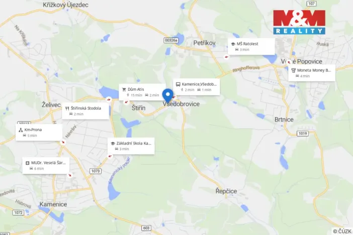 Prodej rodinného domu, Kamenice - Všedobrovice, Ringhofferova, 135 m2