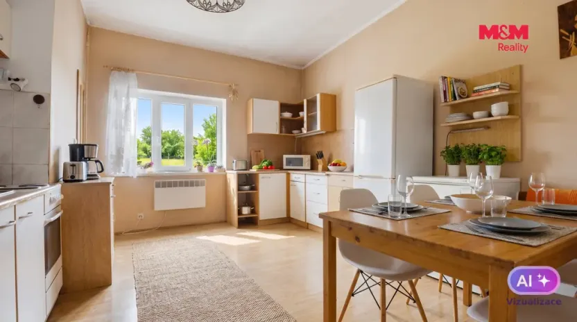 Prodej bytu 2+1, Chabařovice, Husovo náměstí, 88 m2