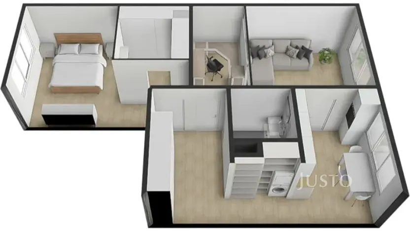 Prodej bytu 2+1, Písek, Budovatelská, 66 m2