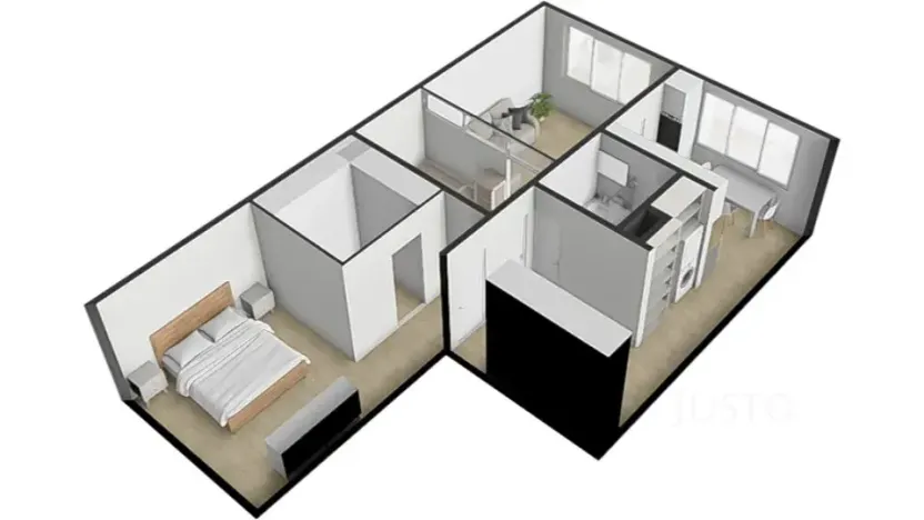 Prodej bytu 2+1, Písek, Budovatelská, 66 m2