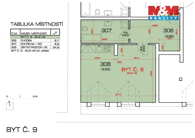 Pronájem bytu 1+kk, Třebechovice pod Orebem, Masarykovo náměstí, 41 m2