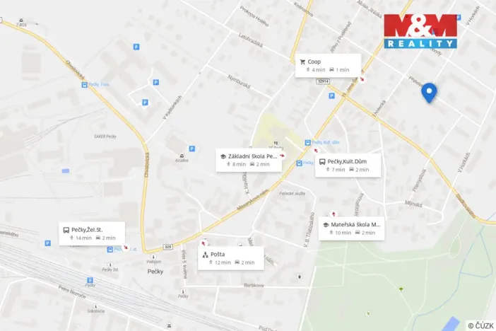 Pronájem bytu 2+1, Pečky, Přátelství, 54 m2