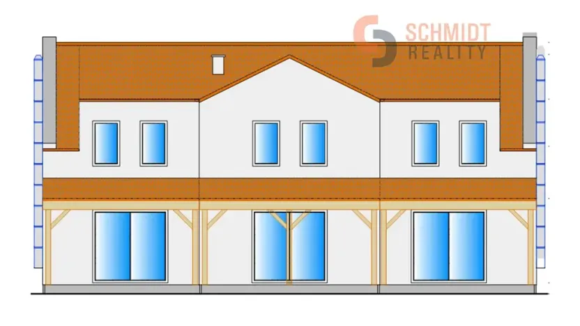 Pronájem bytu 2+kk, Březí, Lipová, 51 m2