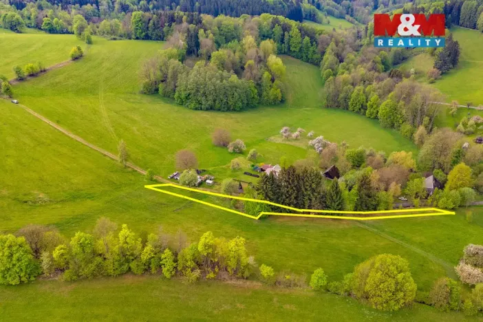 Prodej louky, Benecko - Mrklov, 1025 m2