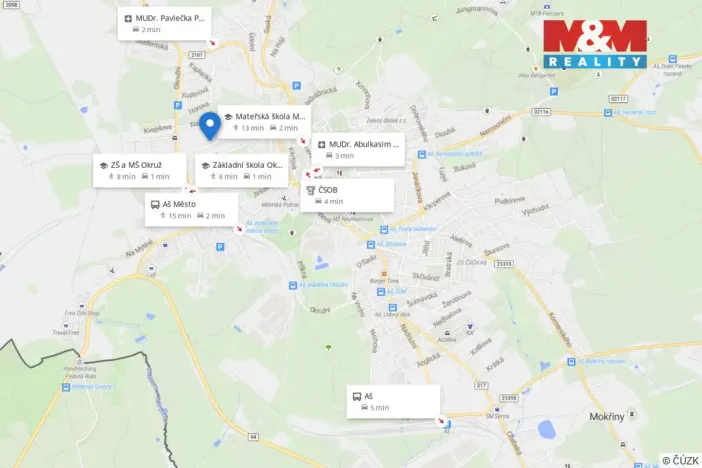 Prodej bytu 1+1, Aš, Slovanská, 56 m2