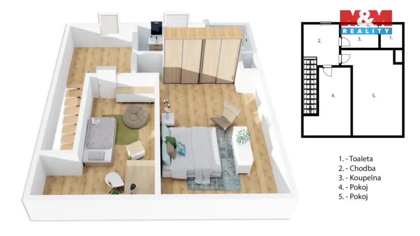 Prodej bytu 4+kk, České Budějovice - České Budějovice 3, Skuherského, 128 m2