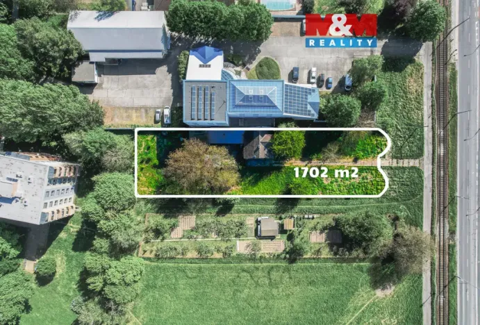Prodej komerčního pozemku, Otrokovice, Zlínská, 1702 m2