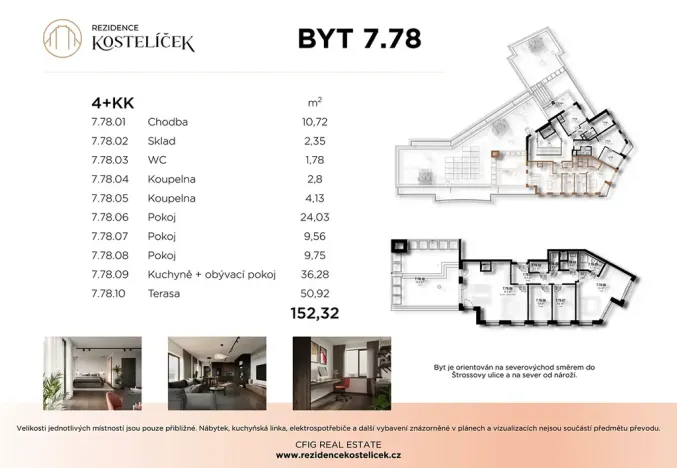 Prodej bytu 4+kk, Pardubice, Štrossova, 152 m2