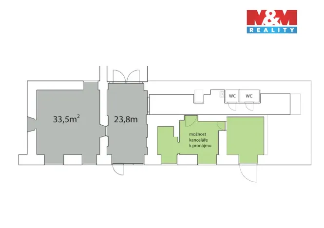 Pronájem komerční nemovitosti, Zdiby - Přemyšlení, U Továrny, 57 m2