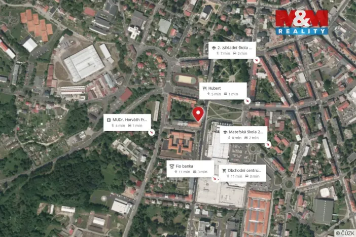 Prodej bytu 3+kk, Cheb, K Nemocnici, 90 m2