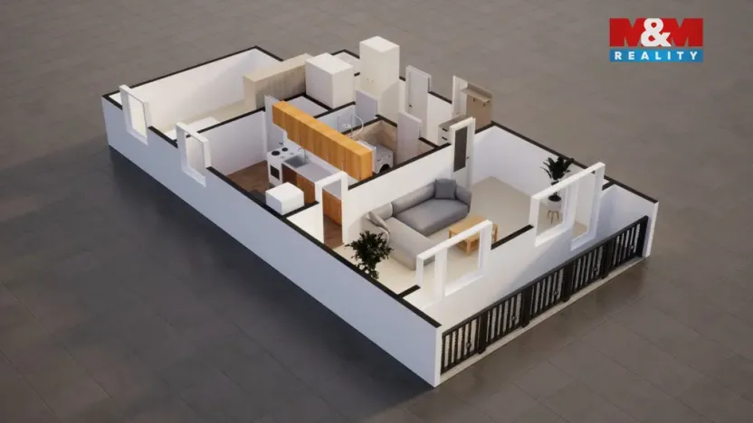 Prodej bytu 2+1, Bělá pod Bezdězem, Tyršova, 50 m2