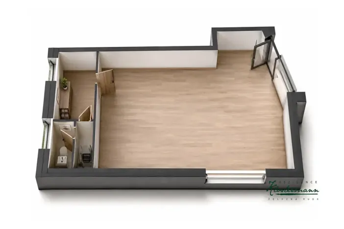 Prodej obchodního prostoru, Železná Ruda, Klostermannovo náměstí, 52 m2