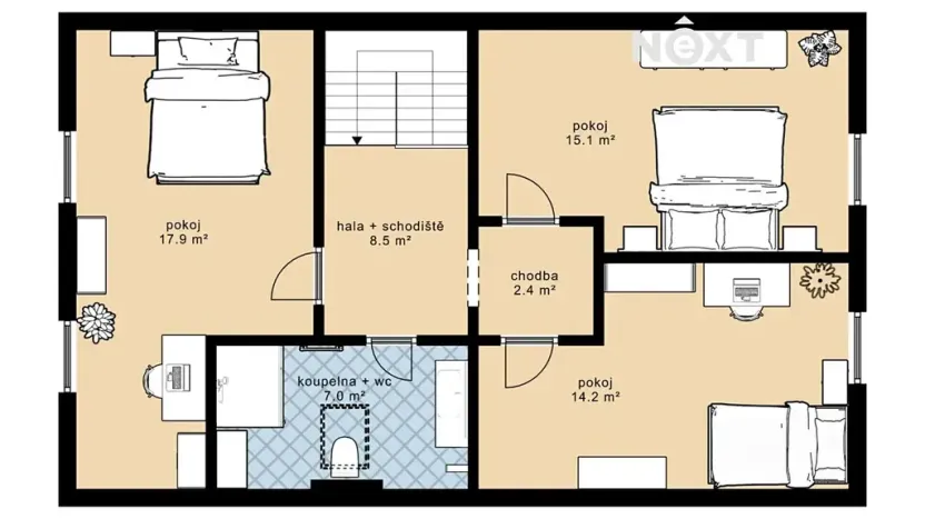 Prodej rodinného domu, Hluboká nad Vltavou, 120 m2