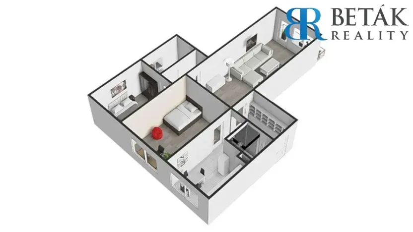 Prodej bytu 3+1, Přerov, tř. 17. listopadu, 78 m2