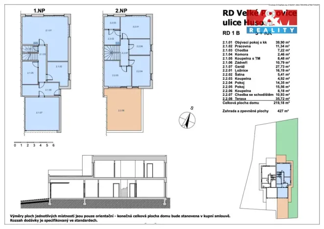 Prodej rodinného domu, Velké Popovice, 219 m2