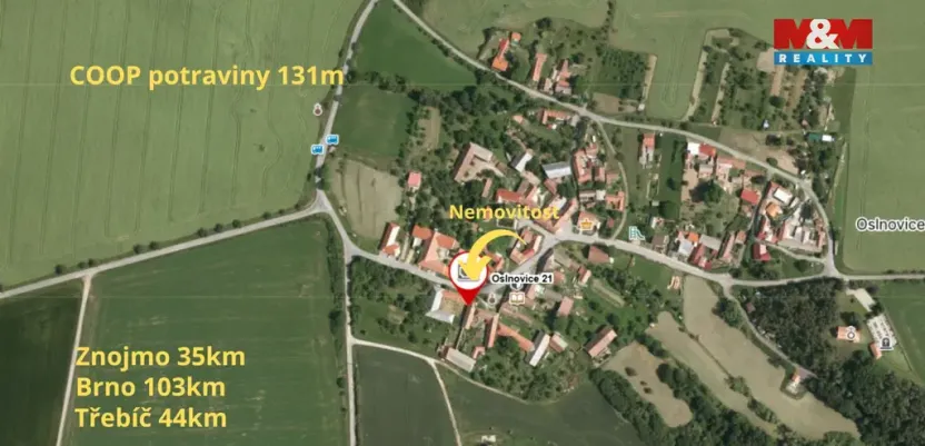 Prodej chalupy, Oslnovice, 180 m2