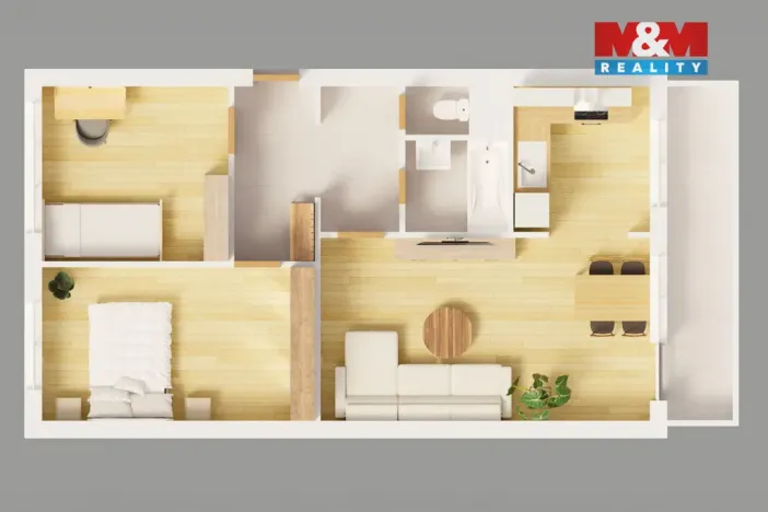 Prodej bytu 3+1, Praha, Jílovská, 63 m2