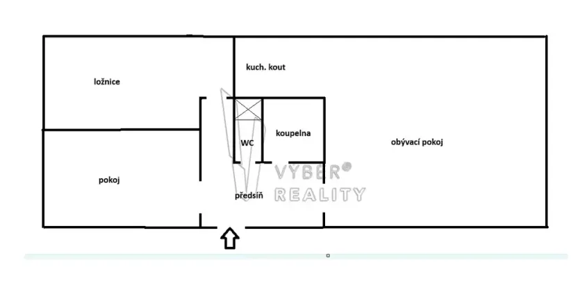 Prodej bytu 3+kk, Praha - Záběhlice, Bělčická, 56 m2