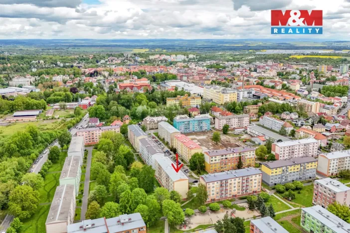 Prodej bytu 2+1, Cheb, Kosmonautů, 54 m2
