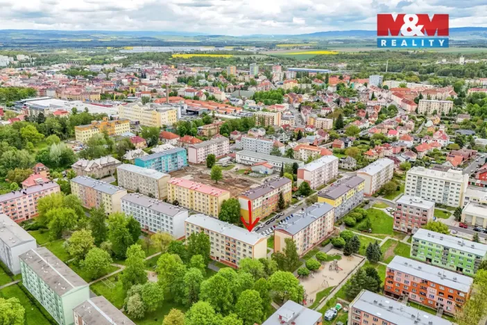 Prodej bytu 2+1, Cheb, Kosmonautů, 54 m2