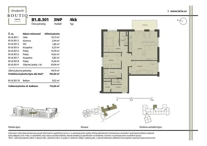 Prodej bytu 4+kk, Praha - Dolní Měcholupy, Kutnohorská, 106 m2