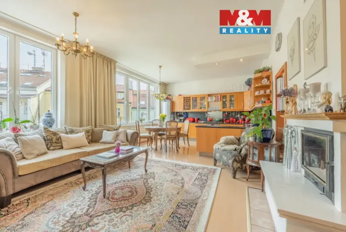 Prodej atypického bytu, Praha, Nuselská, 171 m2