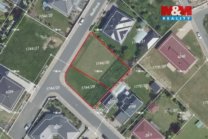 Prodej pozemku pro bydlení, Čáslav, Modřínová, 929 m2