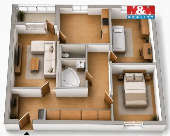 Prodej bytu 3+1, Havířov - Šumbark, Odlehlá, 63 m2