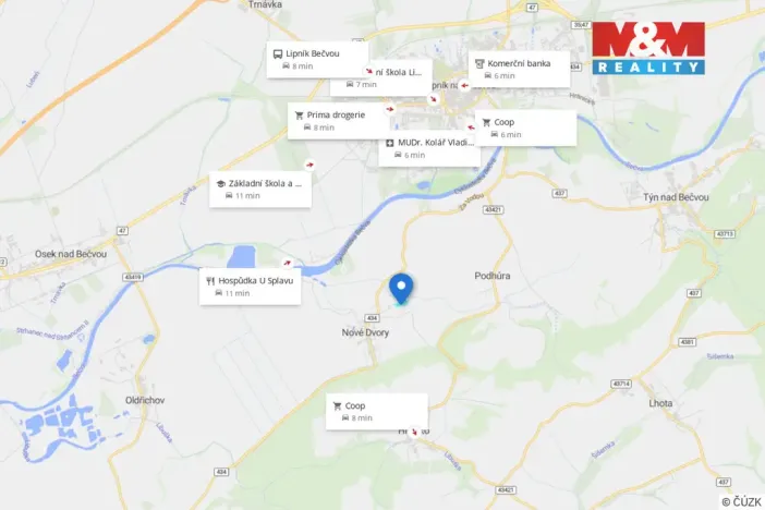 Prodej pozemku pro bydlení, Lipník nad Bečvou - Lipník nad Bečvou III-Nové Dvory, 6074 m2