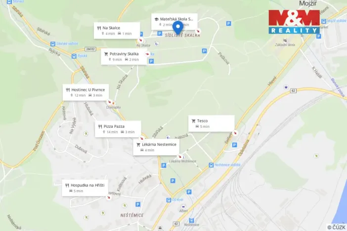 Pronájem bytu 1+1, Ústí nad Labem, Peškova, 37 m2