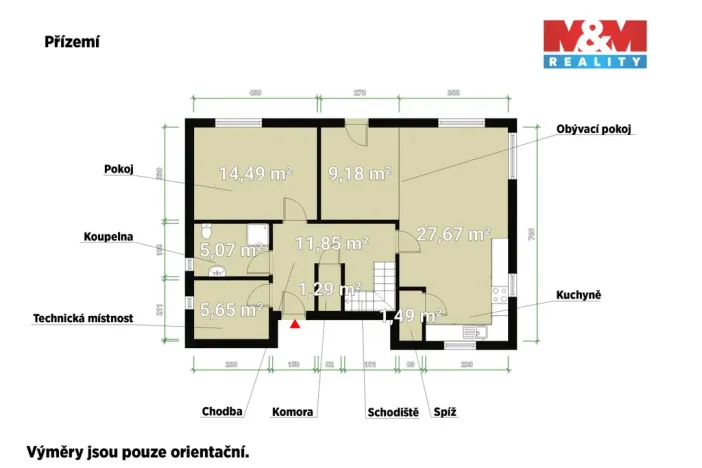 Prodej rodinného domu, Horoušany - Horoušánky, Jabloňová, 152 m2