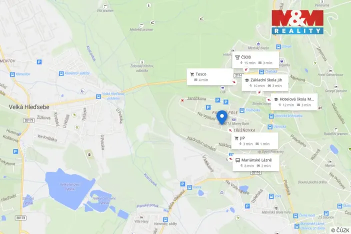 Pronájem bytu 2+1, Mariánské Lázně, Libušina, 56 m2