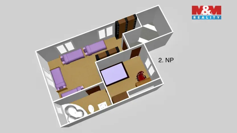 Prodej rodinného domu, Nedvědice - Pernštejn, 87 m2
