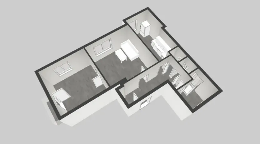 Pronájem bytu 2+1, Náchod, Husovo náměstí, 74 m2