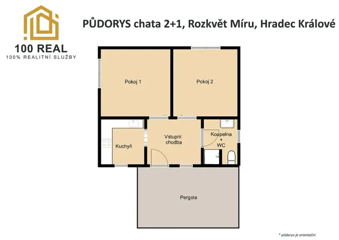 Prodej chaty, Hradec Králové, Rozkvět míru I, 50 m2