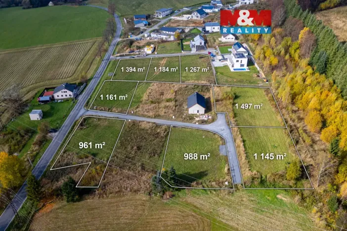 Prodej pozemku pro bydlení, Jeseník, 961 m2