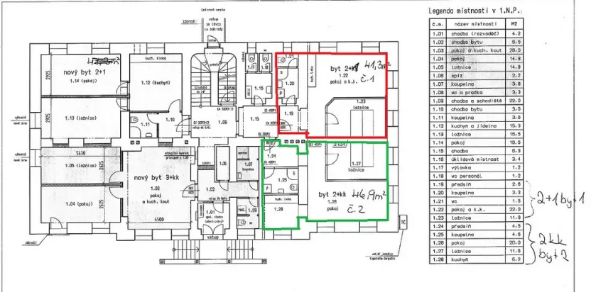 Pronájem bytu 3+kk, Peruc, U Koupaliště, 73 m2