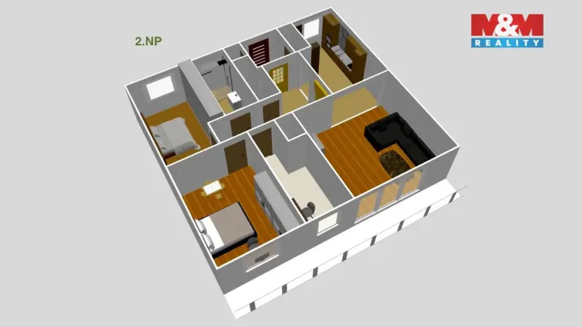 Prodej rodinného domu, Uherčice, 125 m2