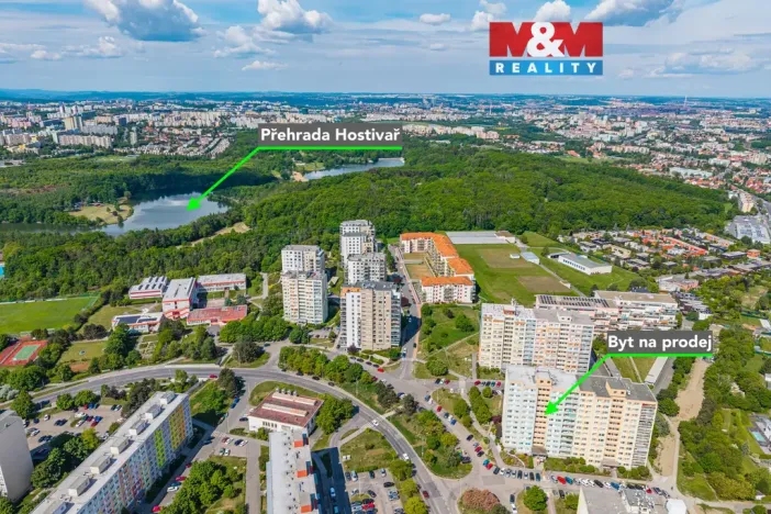 Prodej bytu 2+kk, Praha - Horní Měcholupy, Nad přehradou, 44 m2