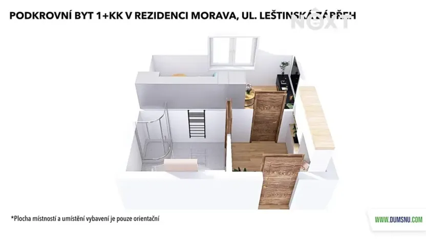Prodej bytu 1+kk, Zábřeh, Leštinská, 33 m2