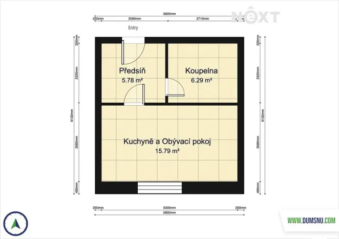 Prodej bytu 1+kk, Zábřeh, Leštinská, 33 m2