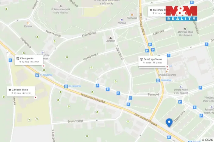 Prodej bytu 3+kk, Praha - Hostivař, Zápasnická, 69 m2