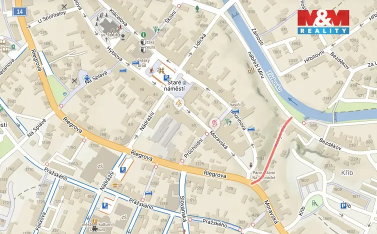 Pronájem garáže, Česká Třebová, 22 m2