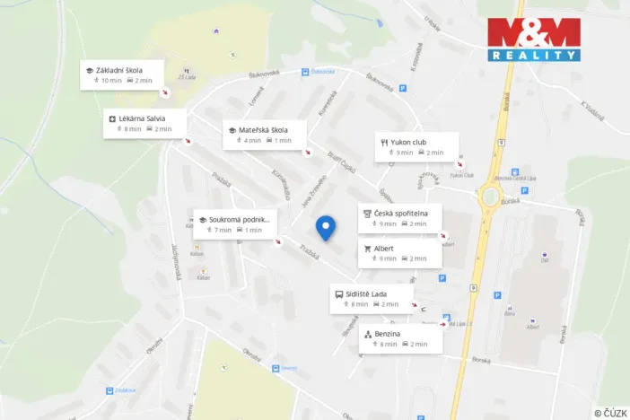 Pronájem bytu 3+1, Česká Lípa, Pražská, 74 m2