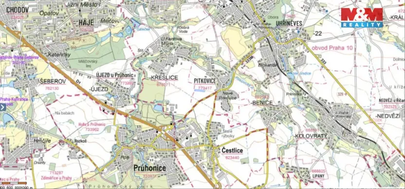 Prodej pole, Praha - Pitkovice, 12269 m2