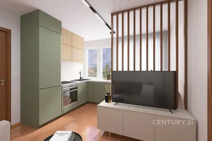 Prodej bytu 1+kk, Praha - Stodůlky, Na Výrovně, 39 m2
