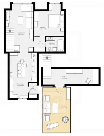 Pronájem bytu 2+1, Praha - Nové Město, Ječná, 77 m2